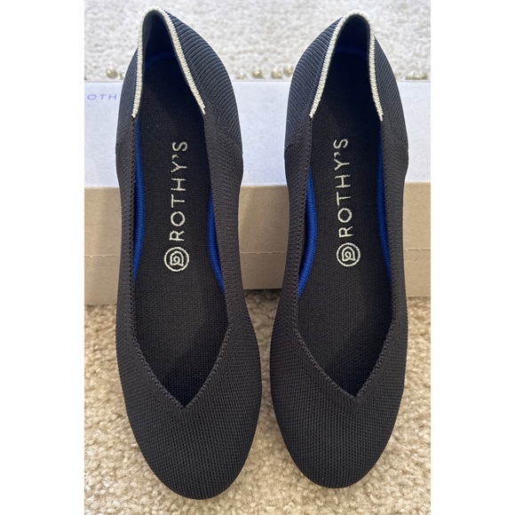 NWT Rothy’s Black Solid Round Toe - Picture 2 of 11
